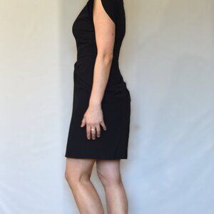 Guess Black Size 6 very feminine day to night dress.